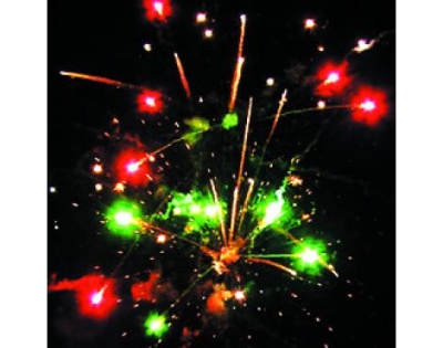 Р7846 Чистое золото Батареи салютов до 50 залпов 